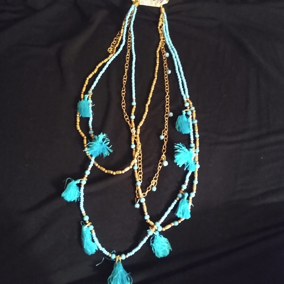 Boho style beaded, tassle necklaces. - Picture 1 of 4